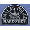 Embroidered Patch -Dallas Texas Police Narcotics Division Tactical Shoulder Patch
