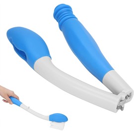 Nicoone Toilet Aids Tools Folder Long Arm Comfort Wipe, Bottom Buddy Toilet Tissue Wiping Aid, Self Assist Toilet Aid, Ideal Daily Living Bathroom Aid for Limited Mobility