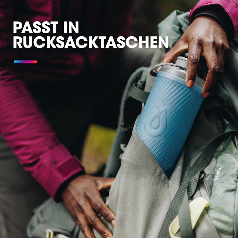 Hydrapak Flux - Collapsible Backpackers Water Bottle (1 Litre) -