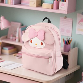 Kawaii Cartoon Bag, Cute Anime Backpack, 3D Pattern Shoulder Bag, Adujustable Shoulder Straps Schoolbags for Kids Girls Gift