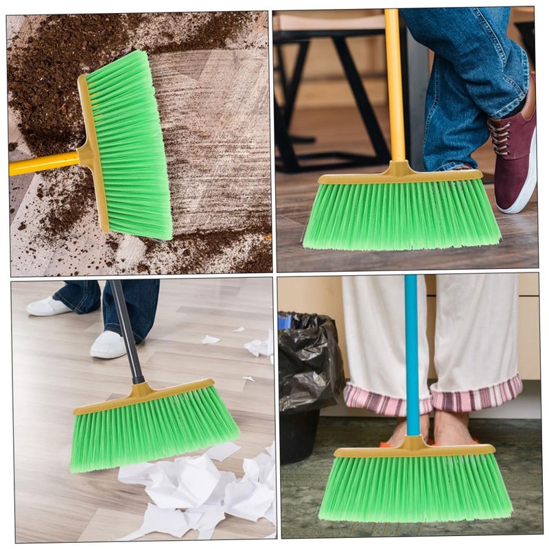 Baluue 2pcs Broom Replacement Angled Cleaning Broom Refills Sweeper for