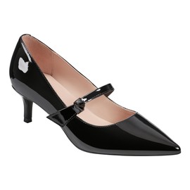 Bandolino Women's Medley Pump, Black Patent 001, 8