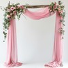 Wokceer Wedding Arch Draping Fabric 28.7" x 20FT Blush Pink