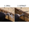 S&R Screw Extractor Set, Left Extractor Set, 5 Pieces, Double-Sided