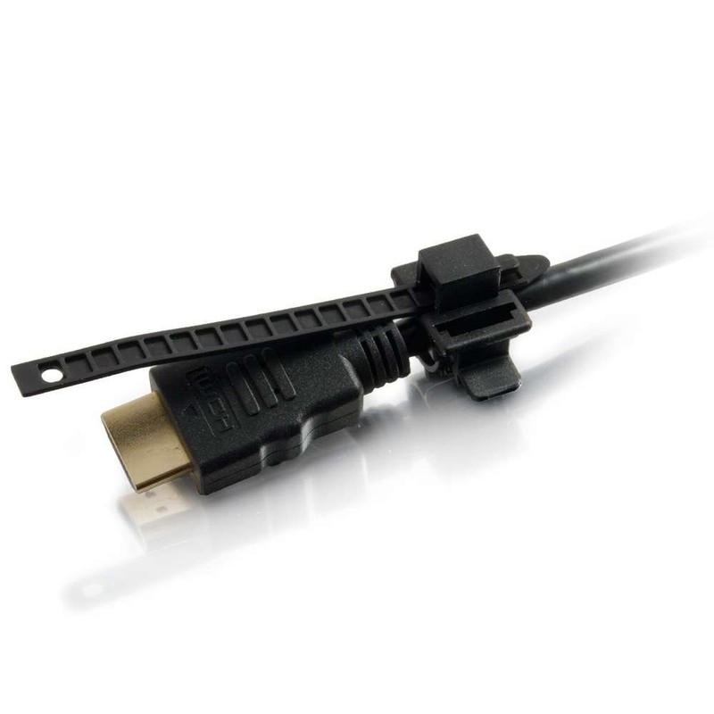 Legrand - C2G HDMI Cable Lock, Black HDMI Cable Locking