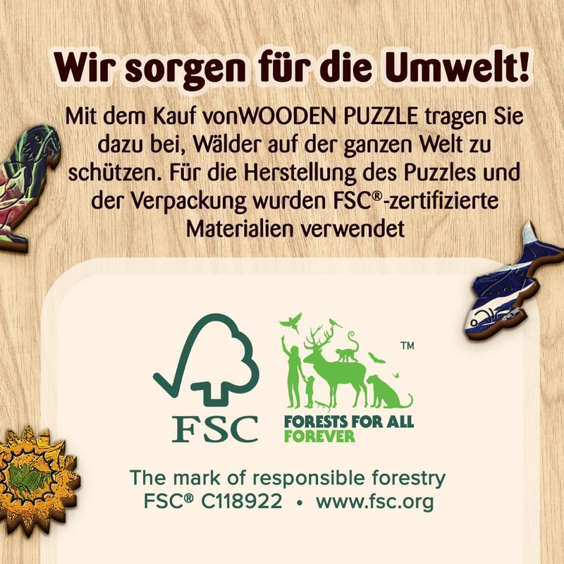 Trefl 20247 The Kiss, Gustav Klimt Artistic Wooden Puzzle, Famous