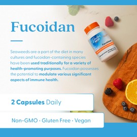 Doctor's Best Fucoidan 70%, Non-GMO, Vegan, Gluten Free, 60 Count