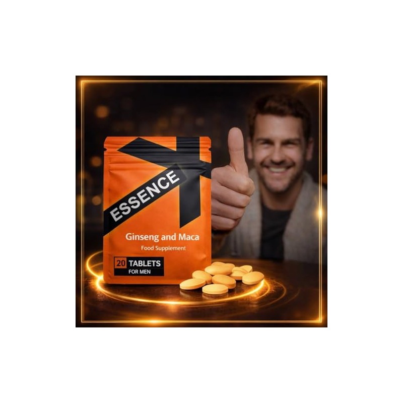 Ginseng Tablets Food Supplement for Men – 20 Tablets –