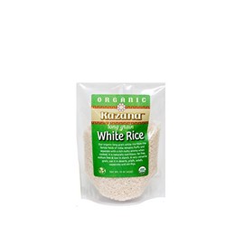 Kazana Long Grain White Rice, 100% USDA Organic, 16oz (453g) (1 pack)