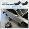 2PCS 3 Ton Car Jack Stand Pads with Serrated Slipless