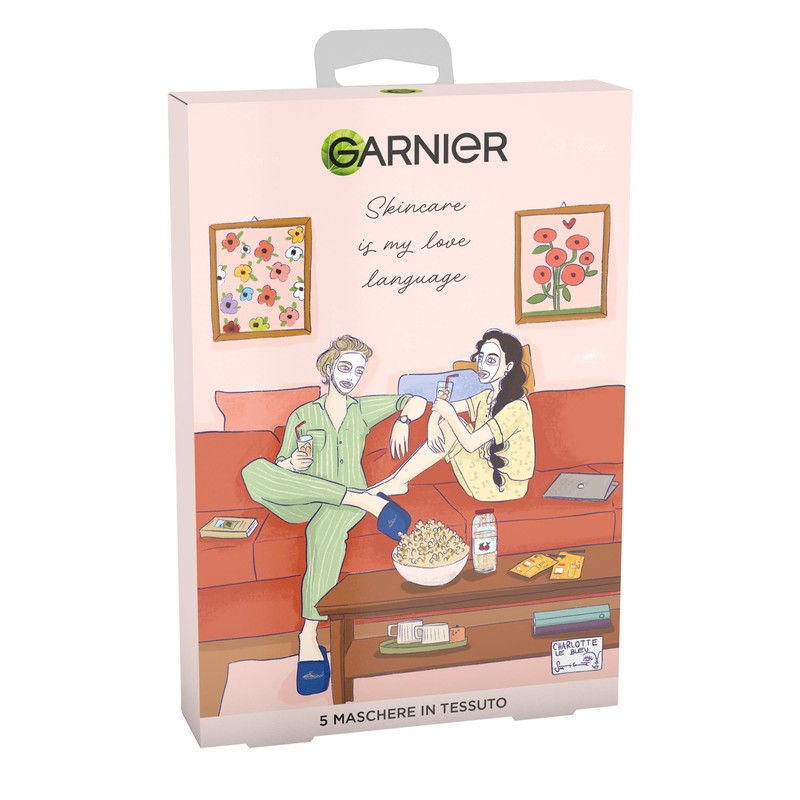 Garnier Cofanetto Maschere Viso in Tessuto – 5 Maschere per