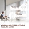 48 Pack Vertical Blinds Replacement Parts, Vertical Blind Repair, Window