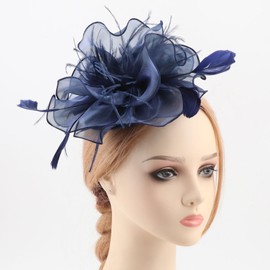 Women Fascinators Hats Kentucky Derby Flower Fascinators with Headband and Clip Tea Party Headwear for Women and Girls