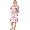 Intimo Women's Reindeer Holiday Robe