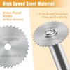 FOTYBEI 1/4" Hex Shank (60mm) Rotary Drill Saw Blade, HSS