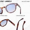 Retro Round Sunglasses Women Men Small Circle Tinted 46mm UV400