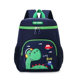 XNDZ Toddler Backpack for Nursery Kids Children Dinosaur Backpack with Chest Strap Kindergarten School Bag Outdoor Rucksack for 3-6 Years Boys Girls (Navy Dinosaur)