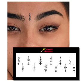Comet Busters Beautiful Fancy Black Bindis