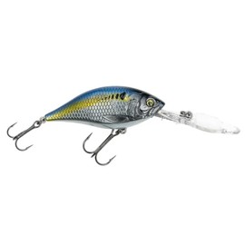Freedom Tackle Ultra-Diver 80 Shad Crankbait for Deep Diving Casting and Trolling|3.25-Inch, 7/8 oz, Streak Shad (PN:43206)