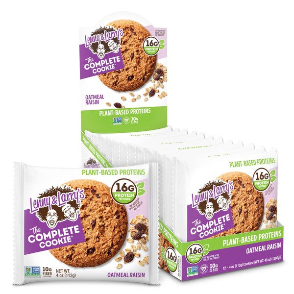 Lenny & Larry's The Complete Cookie, Oatmeal Raisin, 16g Plant