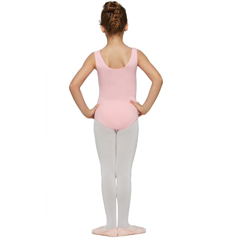 Danswan Leotardos para niñas, danza, ballet, gimnasia, leotardo (niños/grandes), Rosa