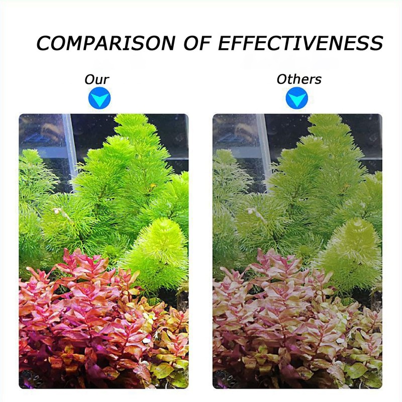 LED Aquarium Light Full Spectrum Clip Fish Tank Light Plants
