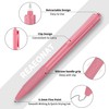 Retractable Gel Ink Pens, 7 Pack 0.5mm Fine Point Black