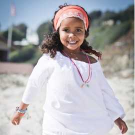 Peppercorn Kids Girls Eyelet Floral Bandana Headband - Seafoam Green (Recommended Age 5/6-12 Yr)