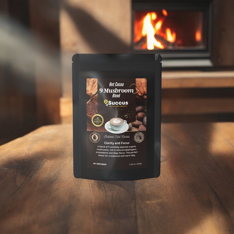 MySuccus 9 Mushroom Blend Hot Cocoa - Organic