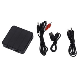 Bluetooth 5.0 Stereo Audio Adapter 2 in 1 Multi Function Audio Transmitter Receiver for PC Car TV Headphones