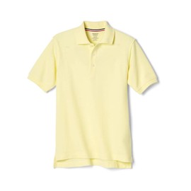 French Toast Little Boys' Toddler Short Sleeve Pique Polo, Yellow, 4T