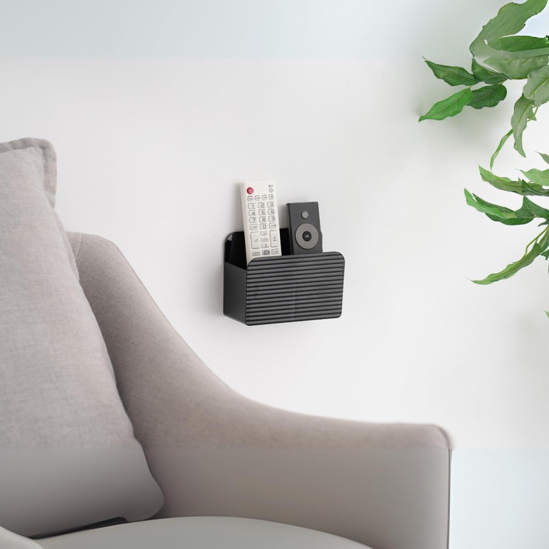 LINFIDITE Adhesive TV Remote Control Holder Wall Mount TV Remote
