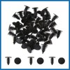 A ABSOPRO 50Pcs Black Car Door Fender 8.5mm Hole Push