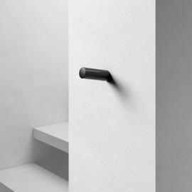 KEUCO Reva Black Selection Metal Towel Hooks for Bathroom and Guest Toilet Wall Hooks for Towels and Robes