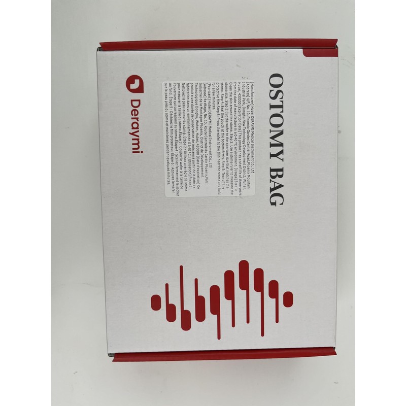 DERAYMI 20 PCS Colostomy Bags Ostomy Supplies, Ostomy One Piece