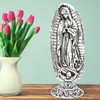 Eucaris - Virgen de Guadalupe Estatua Decorativa con Base, Virgen