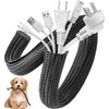6M Cable Storage Sleeve, Braided Cable Cover, Diameter 0.5 inch
