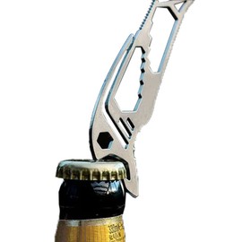 Multi Tool Pocket Tool Multi Function Survival Screwdriver, Bottle Opener tihans Wrench Screwdriver Camping BBQ Outdoor Stainless Steel