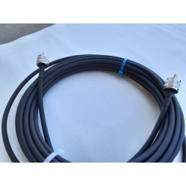 Shireen 15 FT LMR-240UF Ultra Flex (RFC-240) PL259 Male to PL259 Male Coaxial Cable