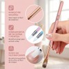 Nail Polish Brush Rosa 8 Piezas Pinceles Uas, Silicona Gel