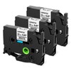 Oozmas TZe231 Replacement for Brother Label Printer Tape 12mm Black