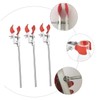Ipetboom 3pcs Laboratory Flask Clamp Round Bottom Clips for Titration