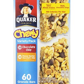 Quaker Chewy Granola Bars Sixty Bar Variety Pack (.84 oz each)