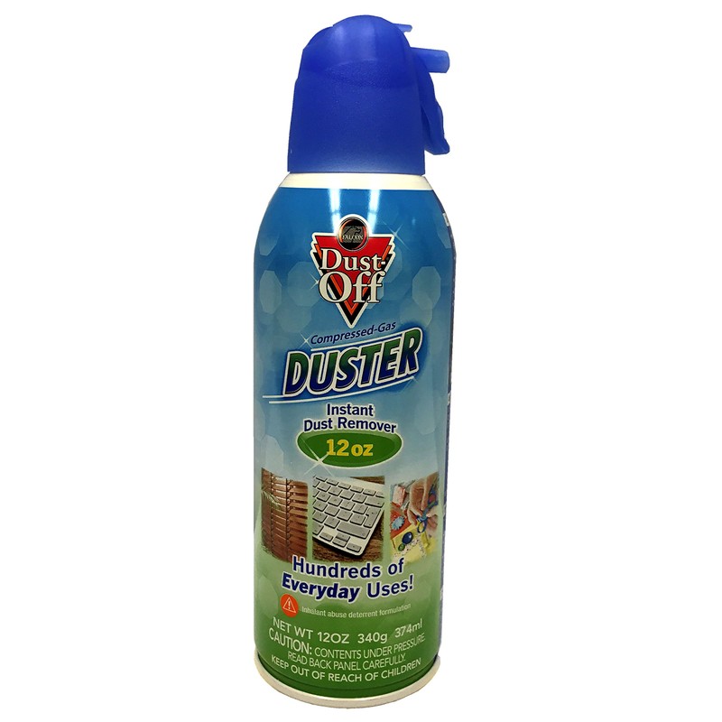 New 12 Pack Dust Off Compressed Gas Duster 12 oz