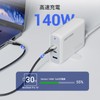 VENTION 3-port USB (C+C+A) GaN Wall Charger (140W/140W/18W) White