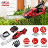 24V Cordless Handheld Grass Shear, Hedge Trimmer with 90° Cutting