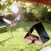 HOSUN Modern Metal Roof Hanging Wild Bird Feeder