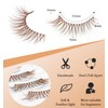 Brown False Eyelashes, ValueBargain 7 Pairs Natural Curl Brown False