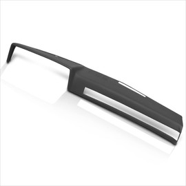 Front Molded Dash Board Cover Cap Overlay Compatible with 81-91 Chevy GMC C/K/R/V Series,Black