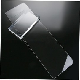 Beatifufu Clear Hair Highlighting Board Dye Paddle 15.70X4.72In Lightweight Acrylic Hair Color Tool for Precise Salon and Home Coloring